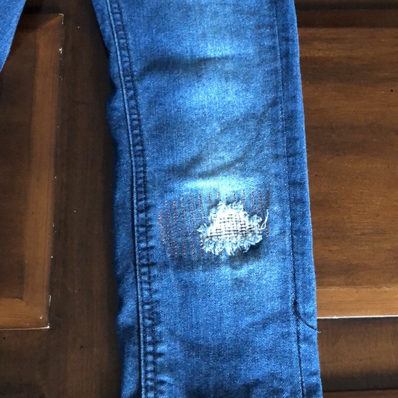 Girls size 12 Viggos Austin ankle skinny blue jeans with adjustable waist band - Picture 3 of 14